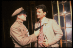 L-R) Ben George and Rex Smith in a scene from the Broadway production of the musical "Grand Hotel." (New York)