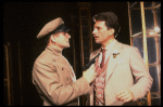 L-R) Ben George and Rex Smith in a scene from the Broadway production of the musical "Grand Hotel." (New York)