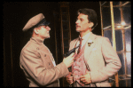 L-R) Ben George and Rex Smith in a scene from the Broadway production of the musical "Grand Hotel." (New York)
