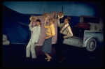 L-R) Zan Charisse, Angela Lansbury and Rex Robbins performing "Together" in a scene from the Broadway revival of the musical "Gypsy." (New York)