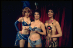 L-R) Sally Cooke, Mary Louise Wilson and Gloria Rossi performing "You Gotta Have A Gimmick" in a scene from the Broadway revival of the musical "Gypsy." (New York)