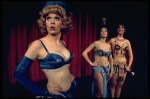 L-R) Sally Cooke, Mary Louise Wilson and Gloria Rossi performing "You Gotta Have A Gimmick" in a scene from the Broadway revival of the musical "Gypsy." (New York)