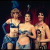 L-R) Sally Cooke, Mary Louise Wilson and Gloria Rossi performing "You Gotta Have A Gimmick" in a scene from the Broadway revival of the musical "Gypsy." (New York)