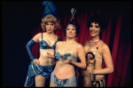 L-R) Sally Cooke, Mary Louise Wilson and Gloria Rossi performing "You Gotta Have A Gimmick" in a scene from the Broadway revival of the musical "Gypsy." (New York)