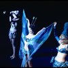 R-L) Sally Cooke, Mary Louise Wilson and Gloria Rossi performing "You Gotta Have A Gimmick" in a scene from the Broadway revival of the musical "Gypsy." (New York)