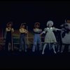 Maureen Moore, Caroline the Cow and dancers performing in a scene from the Broadway revival of the musical "Gypsy." (New York)