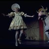 Maureen Moore and Caroline the Cow performing in a scene from the Broadway revival of the musical "Gypsy." (New York)