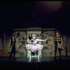 Bonnie Langford as Baby June w. her Newsboys performing "Let Me Entertain You" in a scene from the Broadway revival of the musical "Gypsy." (New York)