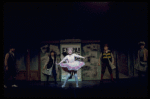 Bonnie Langford as Baby June w. her Newsboys performing "Let Me Entertain You" in a scene from the Broadway revival of the musical "Gypsy." (New York)