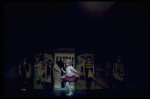 Bonnie Langford as Baby June w. her Newsboys performing "Let Me Entertain You" in a scene from the Broadway revival of the musical "Gypsy." (New York)