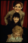 B-T) Bonnie Langford, Lisa Peluso and Angela Lansbury in a scene from the Broadway revival of the musical "Gypsy." (New York)