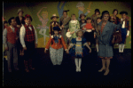 L-R) Don Potter, John C. Beche, Lisa Peluso, Angela Lansbury and Bonnie Langford in a scene from the Broadway revival of the musical "Gypsy." (New York)