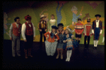 L-R) Don Potter, John C. Beche, Lisa Peluso, Angela Lansbury and Bonnie Langford in a scene from the Broadway revival of the musical "Gypsy." (New York)