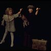L-R) Bonnie Langford and Lisa Peluso hitchhiking in a scene from the Broadway revival of the musical "Gypsy." (New York)