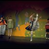 R-L) Bonnie Langford and Lisa Peluso performing "Let Me Entertain You" in a scene from the Broadway revival of the musical "Gypsy." (New York)
