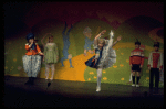 R-L) Bonnie Langford and Lisa Peluso performing "Let Me Entertain You" in a scene from the Broadway revival of the musical "Gypsy." (New York)