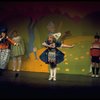R-L) Bonnie Langford and Lisa Peluso performing "Let Me Entertain You" in a scene from the Broadway revival of the musical "Gypsy." (New York)
