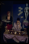 L-R) Angela Lansbury and Zan Charisse in a scene from the Broadway revival of the musical "Gypsy." (New York)