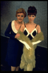 L-R) Angela Lansbury and Zan Charisse in a scene from the Broadway revival of the musical "Gypsy." (New York)