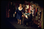 R-L) Rex Robbins, Angela Lansbury and Zan Charisse in a scene from the Broadway revival of the musical "Gypsy." (New York)