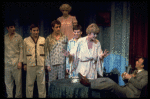 Angela Lansbury (2R) and Don Potter (R) performing "Mr. Goldstone" in a scene from the Broadway revival of the musical "Gypsy." (New York)