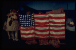 Caroline the Cow and the Torreodorables making an American Flag in a scene from the Broadway revival of the musical "Gypsy." (New York)