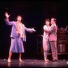 C-R) Crista Moore & Jonathan Hadary cowering while Tyne Daly sings "Everything's Coming Up Roses" in a scene from the Broadway revival of the musical "Gypsy." (New York)