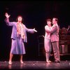 C-R) Crista Moore & Jonathan Hadary cowering while Tyne Daly sings "Everything's Coming Up Roses" in a scene from the Broadway revival of the musical "Gypsy." (New York)