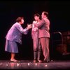 C-R) Crista Moore & Jonathan Hadary cowering while Tyne Daly sings "Everything's Coming Up Roses" in a scene from the Broadway revival of the musical "Gypsy." (New York)