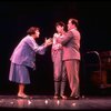 C-R) Crista Moore & Jonathan Hadary cowering while Tyne Daly sings "Everything's Coming Up Roses" in a scene from the Broadway revival of the musical "Gypsy." (New York)