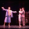 C-R) Crista Moore & Jonathan Hadary cowering while Tyne Daly sings "Everything's Coming Up Roses" in a scene from the Broadway revival of the musical "Gypsy." (New York)