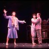 C-R) Crista Moore & Jonathan Hadary cowering while Tyne Daly sings "Everything's Coming Up Roses" in a scene from the Broadway revival of the musical "Gypsy." (New York)