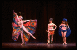 L-R) Barbara Erwin, Jana Robbins and Anna McNeely performing "You Gotta Have a Gimmick" from the Broadway revival of the musical "Gypsy." (New York)