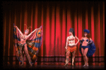 L-R) Barbara Erwin, Jana Robbins and Anna McNeely performing "You Gotta Have a Gimmick" from the Broadway revival of the musical "Gypsy." (New York)