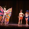 L-R) Barbara Erwin, Jana Robbins and Anna McNeely performing "You Gotta Have a Gimmick" from the Broadway revival of the musical "Gypsy." (New York)
