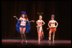 L-R) Anna McNeeley, Barbara Erwin and Jana Robbins performing "You Gotta Have a Gimmick" from the Broadway revival of the musical "Gypsy." (New York)