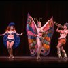 L-R) Anna McNeeley, Barbara Erwin and Jana Robbins performing "You Gotta Have a Gimmick" from the Broadway revival of the musical "Gypsy." (New York)