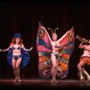 L-R) Anna McNeeley, Barbara Erwin and Jana Robbins performing "You Gotta Have a Gimmick" from the Broadway revival of the musical "Gypsy." (New York)