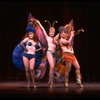 L-R) Anna McNeeley, Barbara Erwin and Jana Robbins performing "You Gotta Have a Gimmick" from the Broadway revival of the musical "Gypsy." (New York)