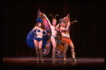 L-R) Anna McNeeley, Barbara Erwin and Jana Robbins performing "You Gotta Have a Gimmick" from the Broadway revival of the musical "Gypsy." (New York)