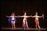 L-R) Anna McNeeley, Barbara Erwin and Jana Robbins performing "You Gotta Have a Gimmick" from the Broadway revival of the musical "Gypsy." (New York)
