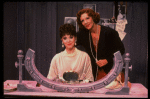 L-R) Crista Moore and Linda Lavin in a scene from the Broadway revival of the musical "Gypsy." (New York)