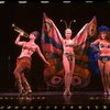 L-R) Jana Robbins, Barbara Erwin and Anna McNeely performing "You Gotta Have A Gimmick" in a scene from the Broadway revival of the musical "Gypsy." (New York)