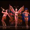 L-R) Jana Robbins, Barbara Erwin and Anna McNeely performing "You Gotta Have A Gimmick" in a scene from the Broadway revival of the musical "Gypsy." (New York)