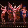L-R) Jana Robbins, Barbara Erwin and Anna McNeely performing "You Gotta Have A Gimmick" in a scene from the Broadway revival of the musical "Gypsy." (New York)