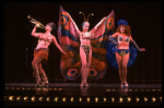 L-R) Jana Robbins, Barbara Erwin and Anna McNeely performing "You Gotta Have A Gimmick" in a scene from the Broadway revival of the musical "Gypsy." (New York)