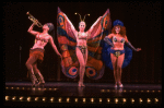 L-R) Jana Robbins, Barbara Erwin and Anna McNeely performing "You Gotta Have A Gimmick" in a scene from the Broadway revival of the musical "Gypsy." (New York)