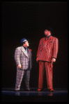 L-R) Ernie Sabella and Herschel Sparber in a scene from the Broadway revival of the musical "Guys And Dolls." (New York)
