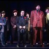 L-R) Ernie Sabella, Nathan Lane, Herschel Sparber and Steve Ryan in a scene from the Broadway revival of the musical "Guys And Dolls." (New York)