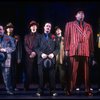 L-R) Ernie Sabella, Nathan Lane, Herschel Sparber and Steve Ryan in a scene from the Broadway revival of the musical "Guys And Dolls." (New York)